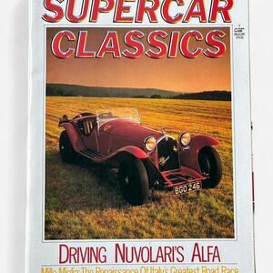 Supercar Classics magazine DRIVING NUVOLARIS ALFA Romeo